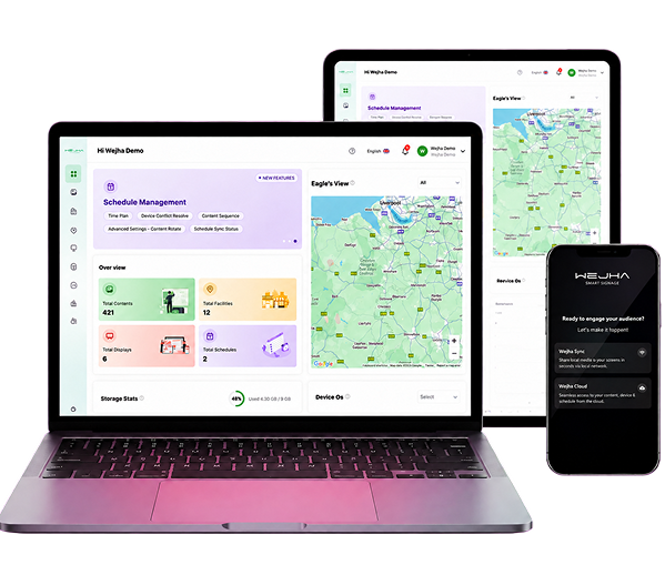 WEJHA CMS: Revolutionizing Digital Signage Management